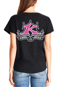 Women's Pink Classic New Relaxed T-Shirt