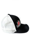 White Mesh Regular Bill Adjustable Hat