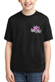 Youth Girls Pink & White Logo T-Shirt