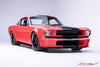 65 Red Mustang Fastback Poster