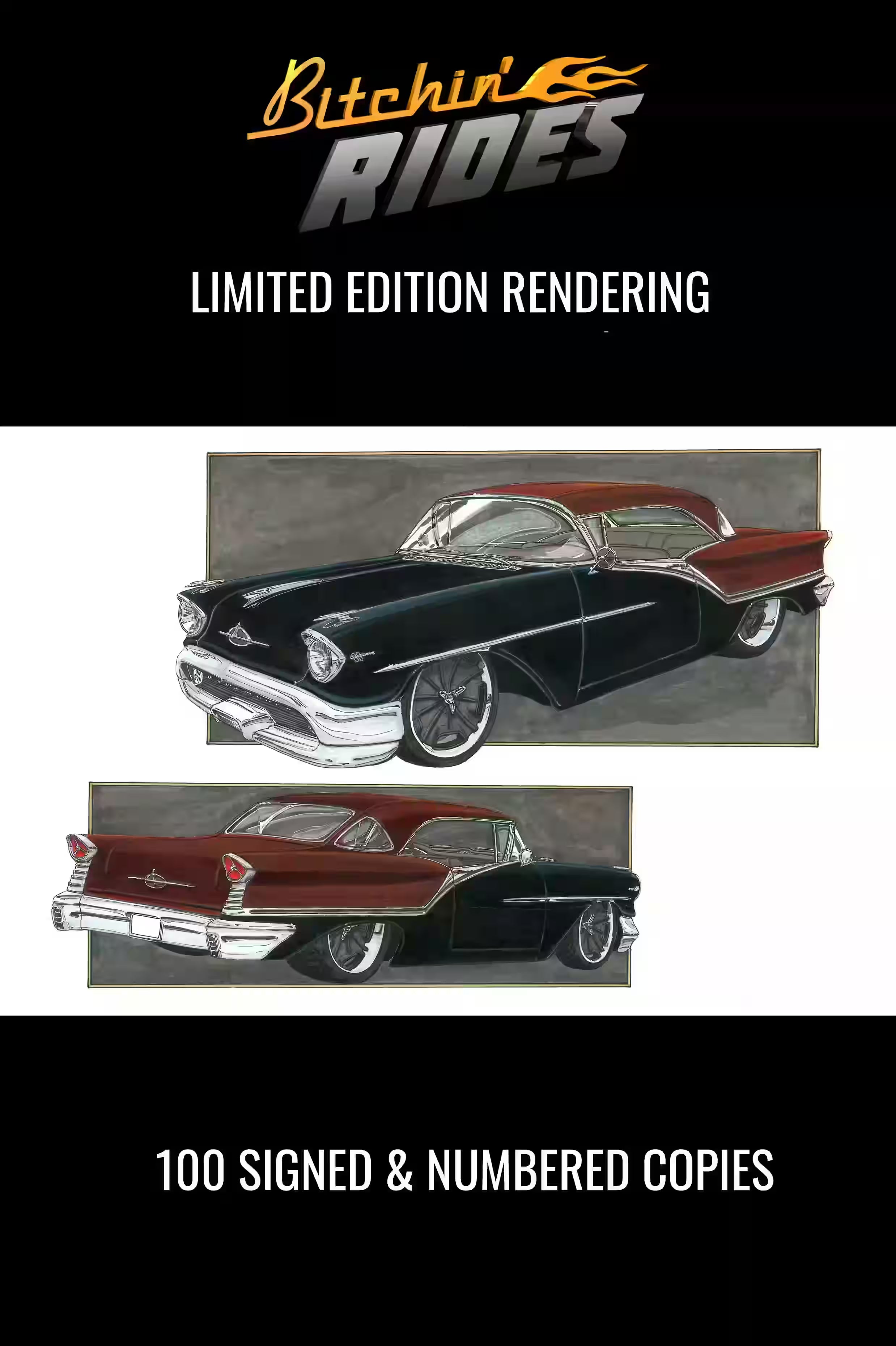 Rendering 29 - '57 Oldsmobile Print