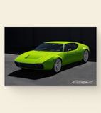 72 De Tomaso Pantera Poster