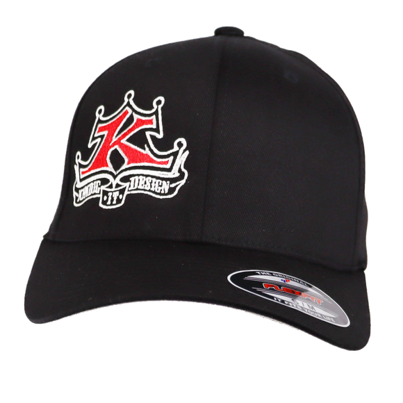 Full Color Logo Regular Bill Black Hat
